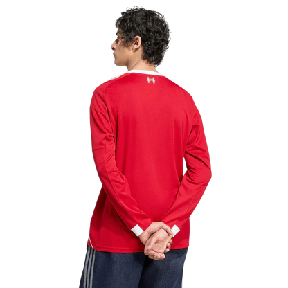 Camisa Liverpool Home Manga Comprida 25/26 - Adidas Torcedor Masculina