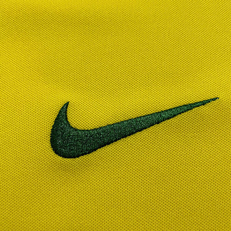 Camisa Retrô Seleção Brasileira I Home Nike 2002/03 Masculino Amarelo