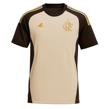 Camisa Flamengo 26/27 Treino Bege - Adidas Versão Torcedor