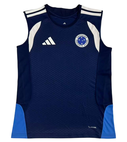 Regata Cruzeiro 26/27 Treino Azul Escuro - Adidas Versão Torcedor