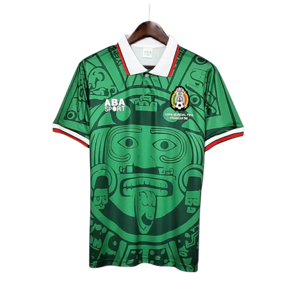 Camisa México Retrô 1998 Verde - Aba Sport