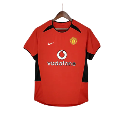 Camisa Retrô Manchester United Nike 2002/03 Masculino Vermelho