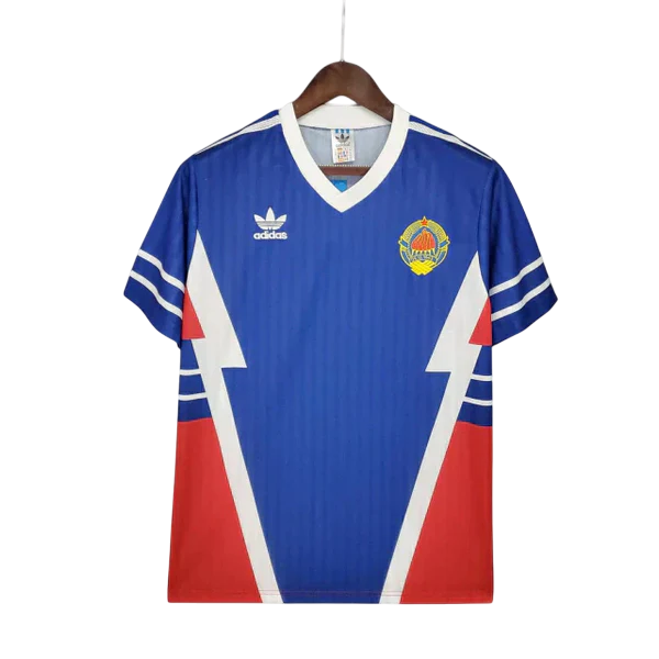 Camisa Iugoslávia Retrô 1990 Azul - Adidas