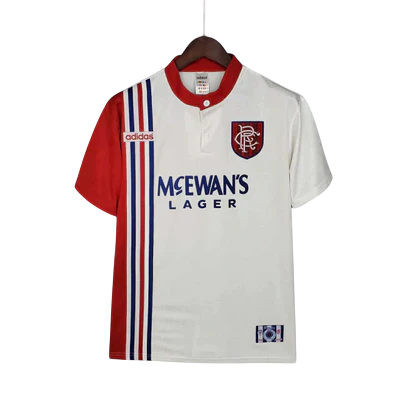 Camisa Glasgow Rangers Retrô 1996/1997 Branca - Adidas