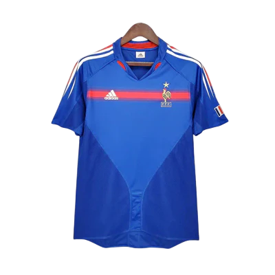 Camisa França Retrô 2004 Azul - Adidas