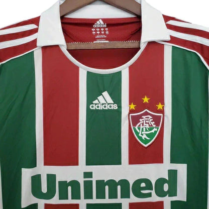 Camisa Fluminense Retrô 2008/2009 Vermelha e Verde - Adidas