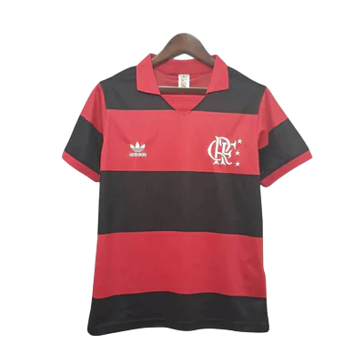 Camisa Flamengo Retrô I Home 1982/83 Masculino Vermelha e Preto