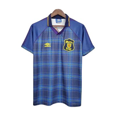 Camisa Escócia Retrô 1994/1996 Azul - Umbro