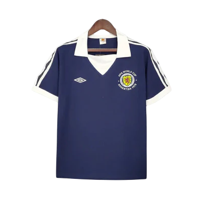 Camisa Escócia Retrô 1978 Azul - Umbro
