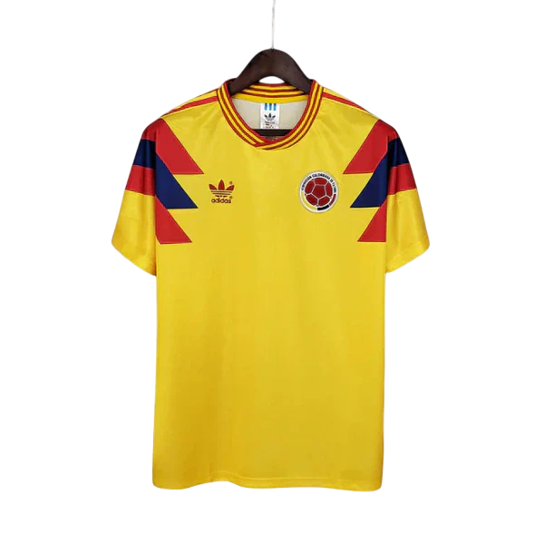 Camisa Colômbia Retrô 1990 Amarela - Adidas