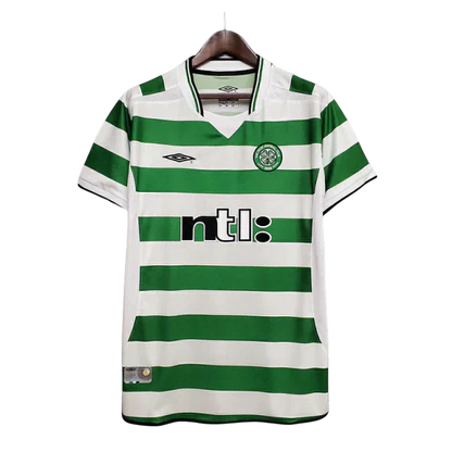 Camisa Celtic Retrô 2001/2003 Verde e Branca - Umbro