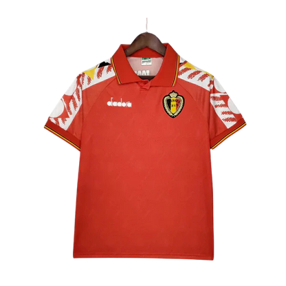 Camisa Bélgica Retrô 2004/2005 Vermelha - Adidas