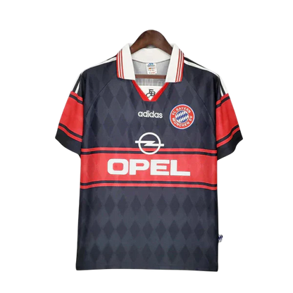 Camisa Bayern Retrô 1997/1999 Preta e Vermelha - Adidas