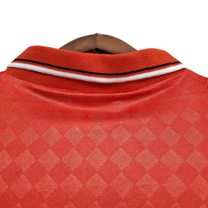 Camisa Ajax Retrô 1990-1992 Vermelha e Branca - Umbro