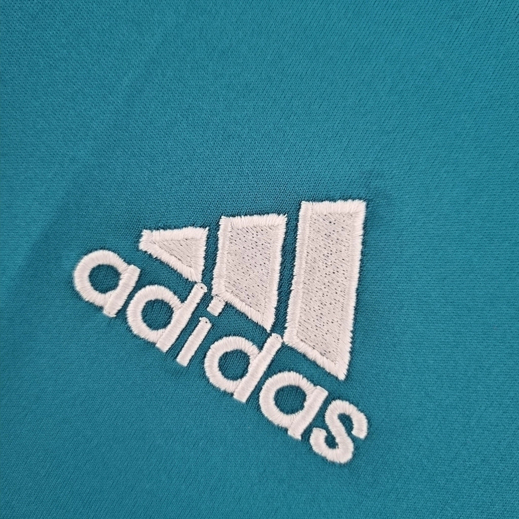 Camisa Real Madrid 17/18 Away Manga Longa - Retrô Masculina